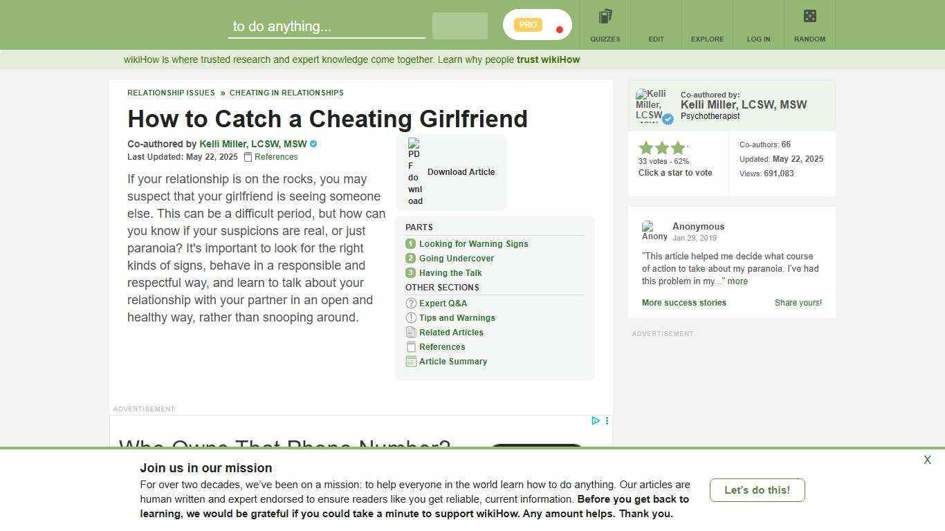 How to Catch a Cheating Girlfriend (with Pictures) - wikiHow